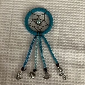 Ocean Themed Dream Catcher Keychain